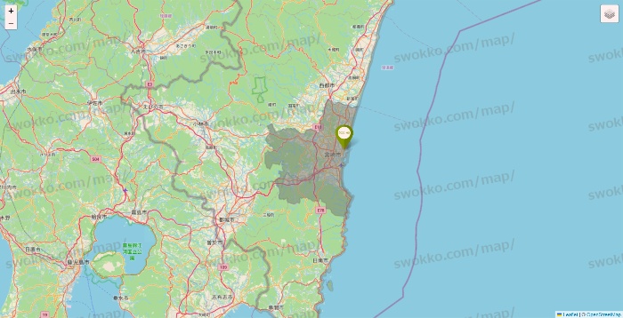 宮崎県の3COINSの店舗地図