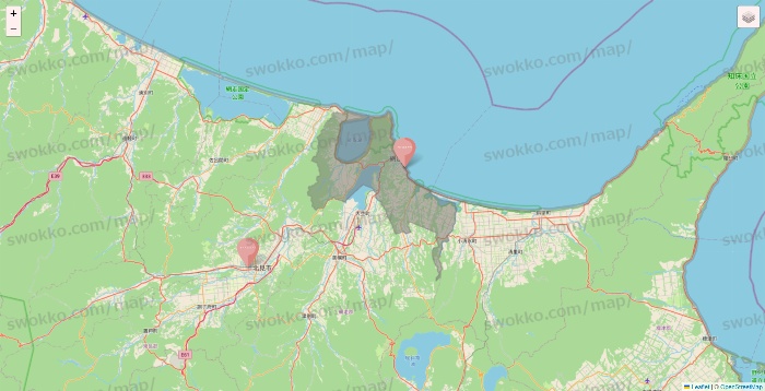 北海道のTHREEPPY・CouCouの店舗地図