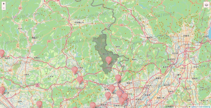 兵庫県のTHREEPPY・CouCouの店舗地図