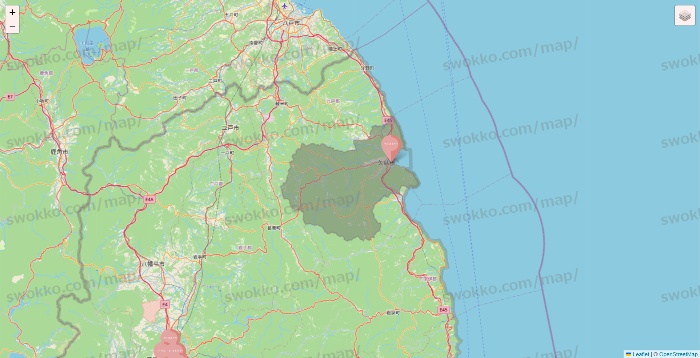 岩手県のTHREEPPY・CouCouの店舗地図