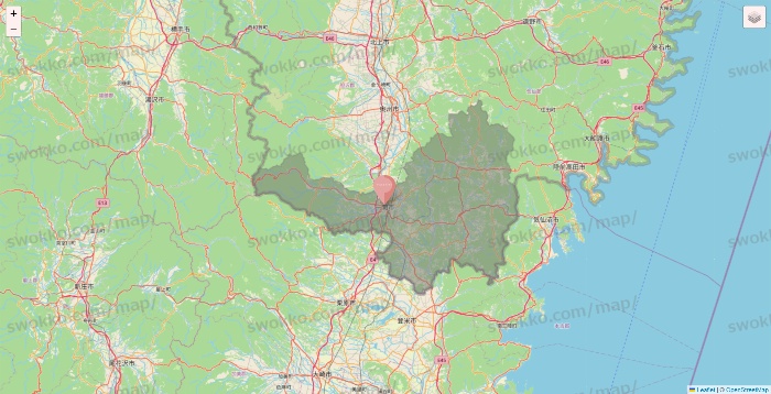 岩手県のTHREEPPY・CouCouの店舗地図