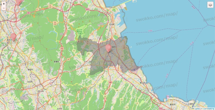 福岡県のTHREEPPY・CouCouの店舗地図