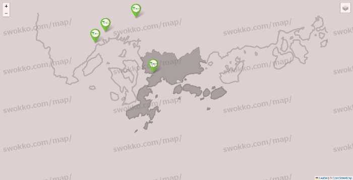 広島県のTOKUTOKUYAの店舗地図