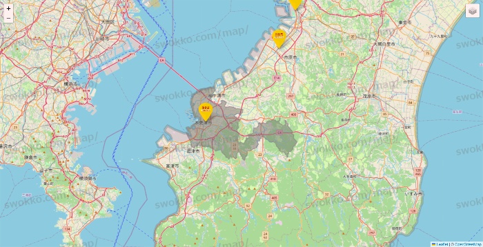 千葉県の鳥貴族の店舗地図