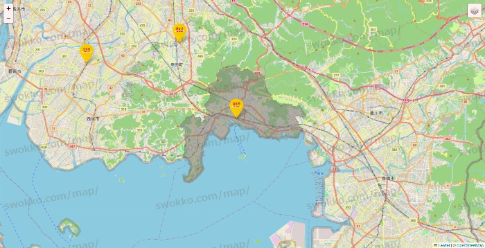 愛知県の鳥貴族の店舗地図