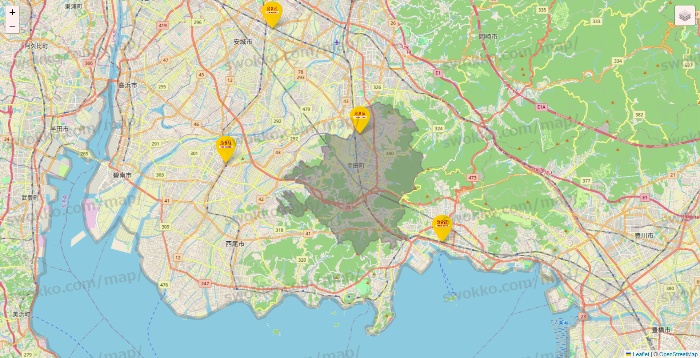 愛知県の鳥貴族の店舗地図