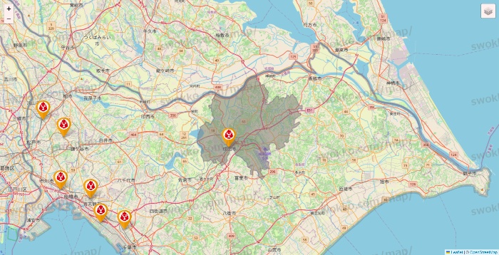 千葉県の鳥メロの店舗地図