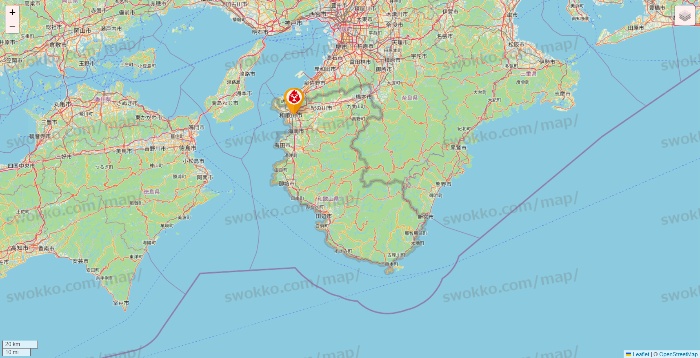 和歌山県の鳥メロの店舗地図