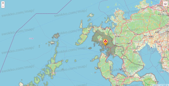 長崎県の鳥メロの店舗地図