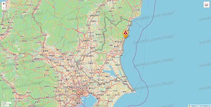 茨城県の鳥メロの店舗地図