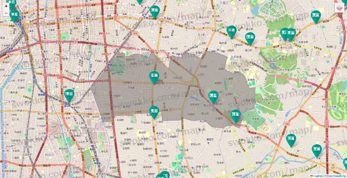 愛知県の東進（ハイスクール・衛星予備校）の校舎地図