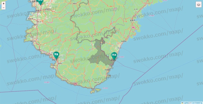 和歌山県の東進（ハイスクール・衛星予備校）の校舎地図