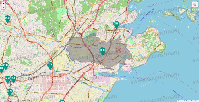 宮城県の東進（ハイスクール・衛星予備校）の校舎地図