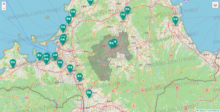 福岡県の東進（ハイスクール・衛星予備校）の校舎地図