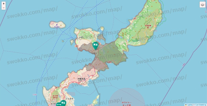 沖縄県の東進（ハイスクール・衛星予備校）の校舎地図