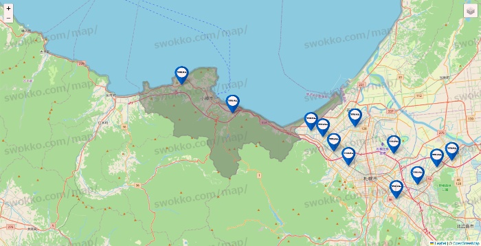 北海道のトライアル（TRIAL）の店舗地図