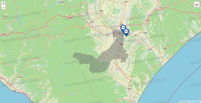 北海道のトライアル（TRIAL）の店舗地図