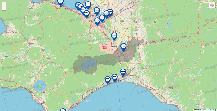 北海道のトライアル（TRIAL）の店舗地図