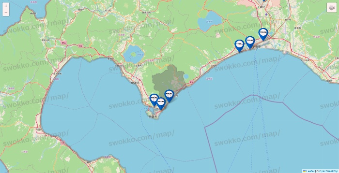 北海道のトライアル（TRIAL）の店舗地図