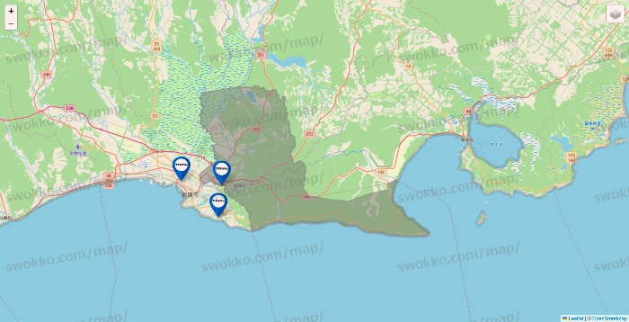 北海道のトライアル（TRIAL）の店舗地図