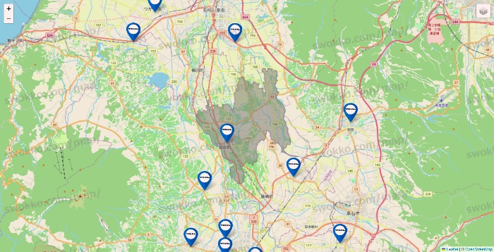 青森県のトライアル（TRIAL）の店舗地図