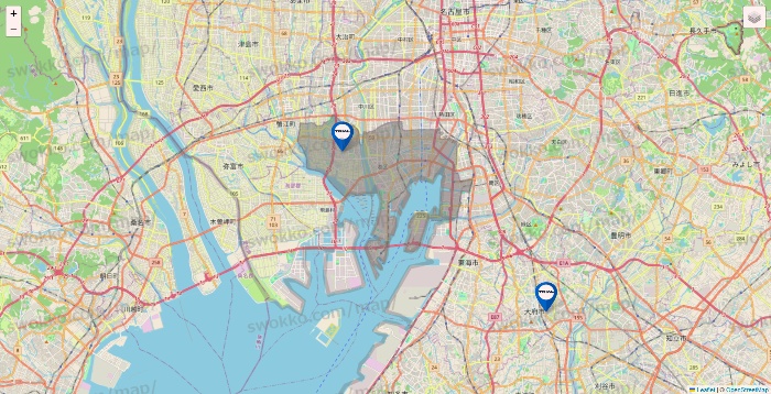 愛知県のトライアル（TRIAL）の店舗地図