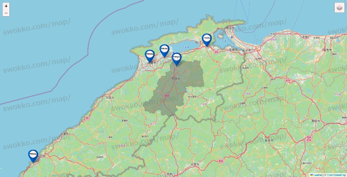 島根県のトライアル（TRIAL）の店舗地図