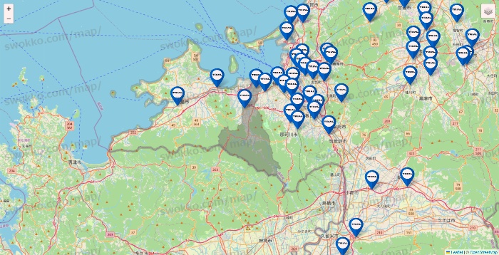 福岡県のトライアル（TRIAL）の店舗地図