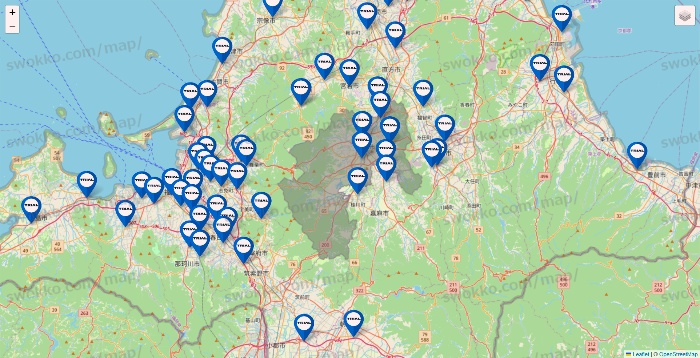 福岡県のトライアル（TRIAL）の店舗地図