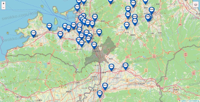 福岡県のトライアル（TRIAL）の店舗地図