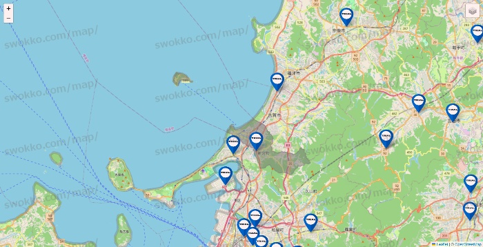 福岡県のトライアル（TRIAL）の店舗地図