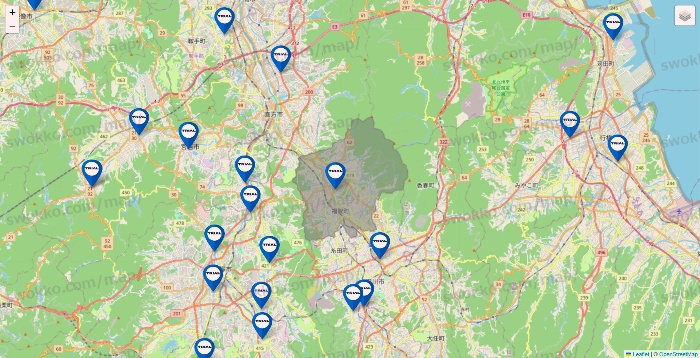 福岡県のトライアル（TRIAL）の店舗地図