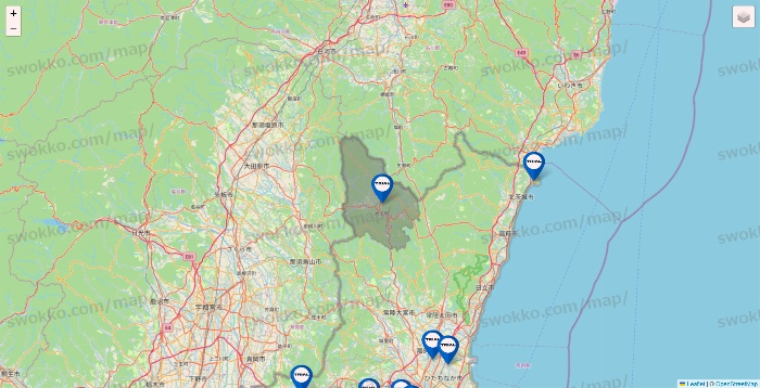 茨城県のトライアル（TRIAL）の店舗地図