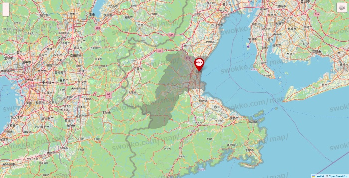 三重県のつぼ八の店舗地図