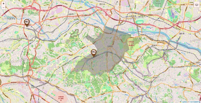 東京都の塚田農場の店舗地図