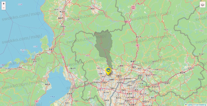 岐阜県の釣り具のBunBunの店舗地図