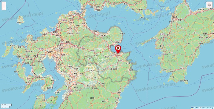 大分県の釣りのポイントの店舗地図
