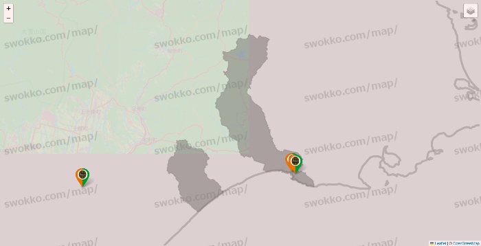 北海道のタリーズの店舗地図