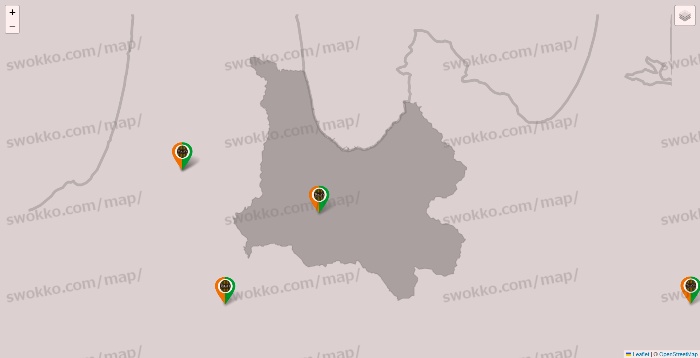 青森県のタリーズの店舗地図