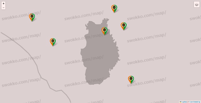 静岡県のタリーズの店舗地図