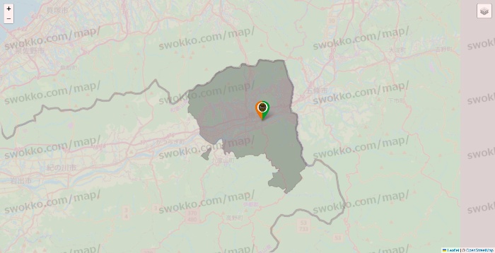 和歌山県のタリーズの店舗地図