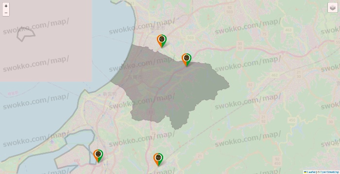 福岡県のタリーズの店舗地図