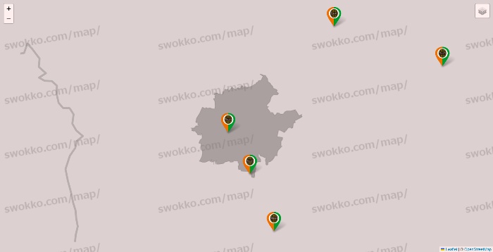 熊本県のタリーズの店舗地図