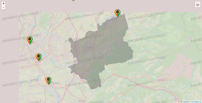 熊本県のタリーズの店舗地図