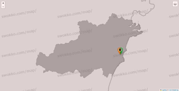 宮崎県のタリーズの店舗地図