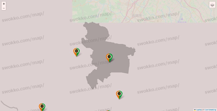 茨城県のタリーズの店舗地図