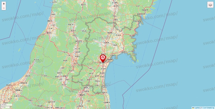 宮城県の歌広場の店舗地図