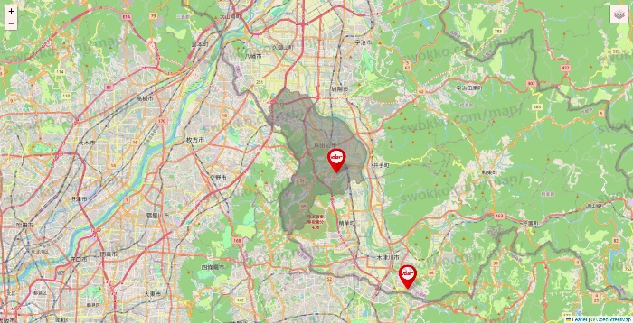 京都府のバロー（valor）の店舗地図