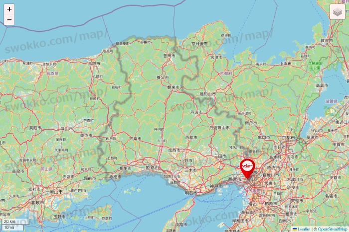 兵庫県のバロー（valor）の店舗地図