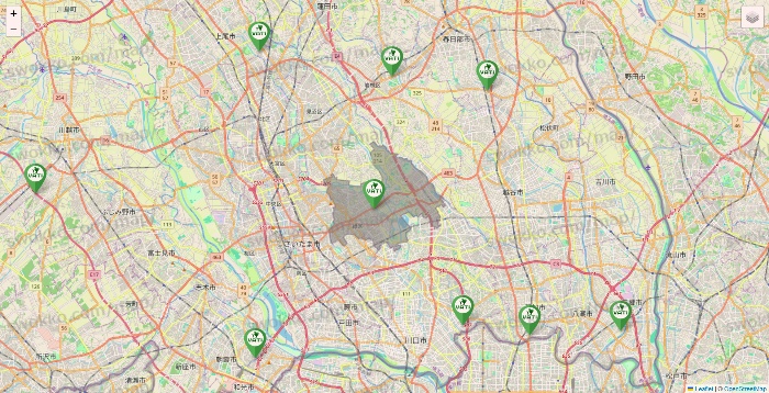 埼玉県のヴァティー（VATI）の施設地図
